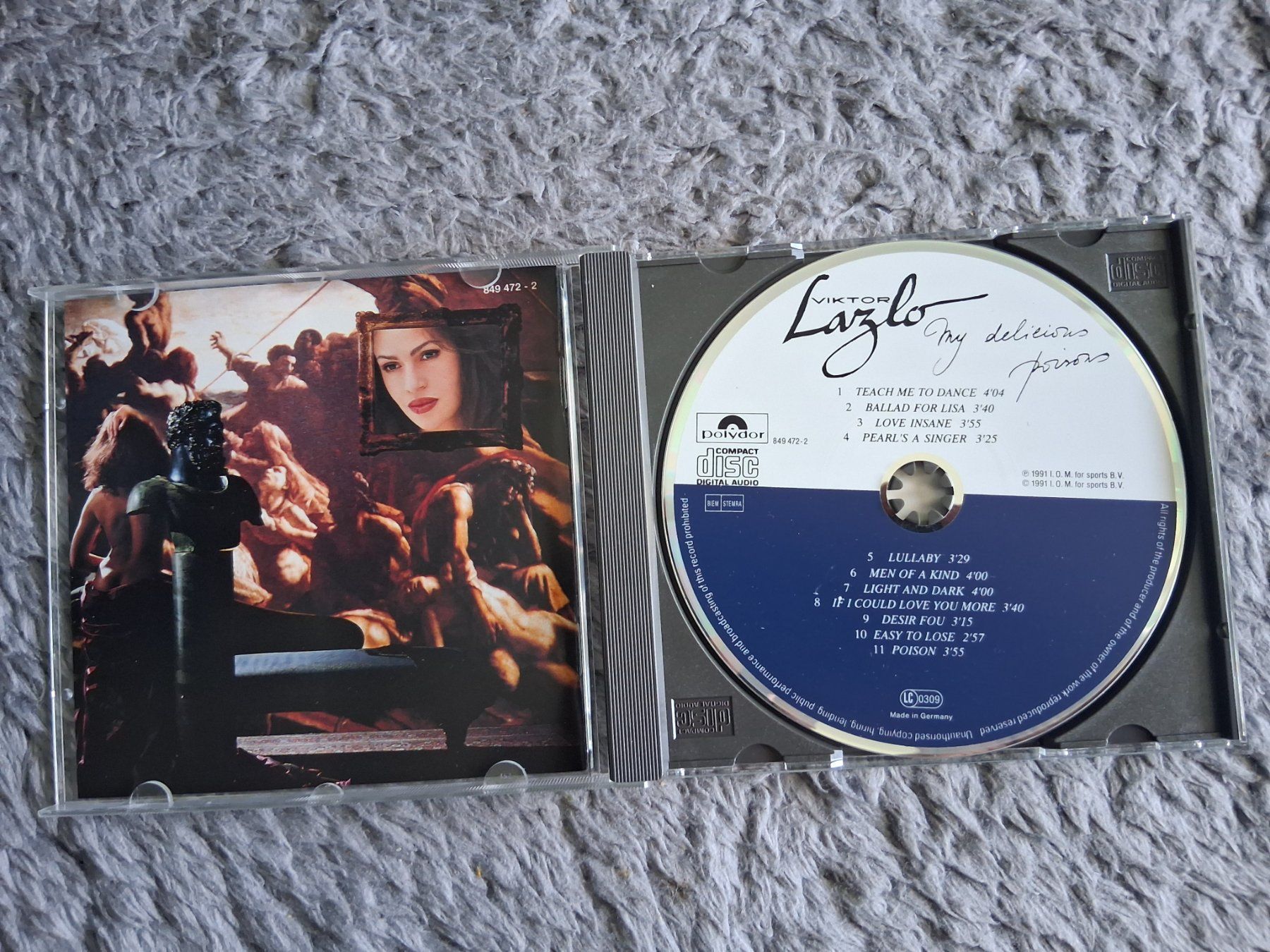CDs: VIKTOR LAZLO     MY DELICIOUS POISONS       CD – Gebraucht aus Wetzikon ZH von Ramones01 2