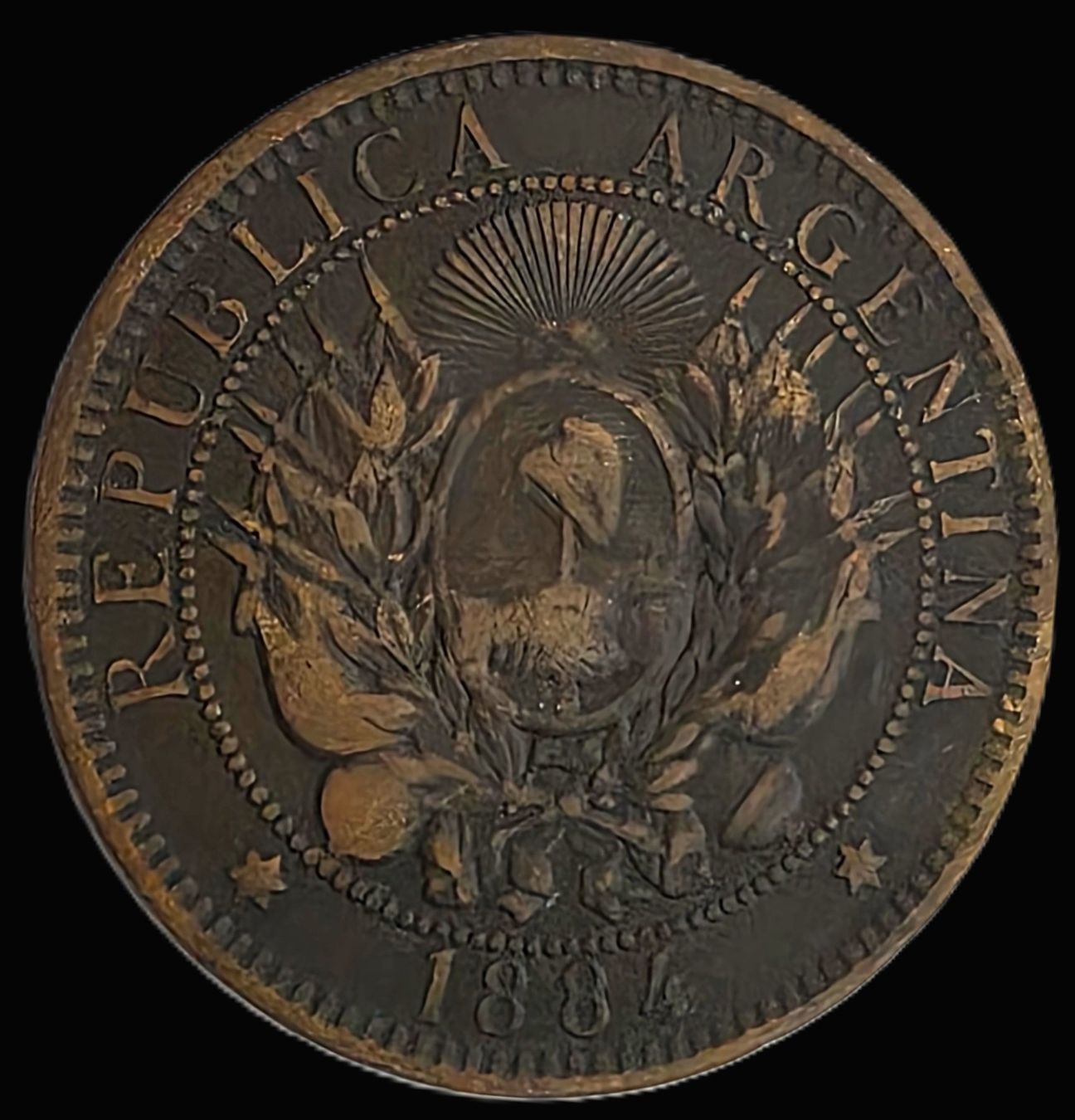 Tutti le monete: ARGENTINIEN 2 CENTAVOS 1884 – Usato da winterthur venduto da CoinPassion 1