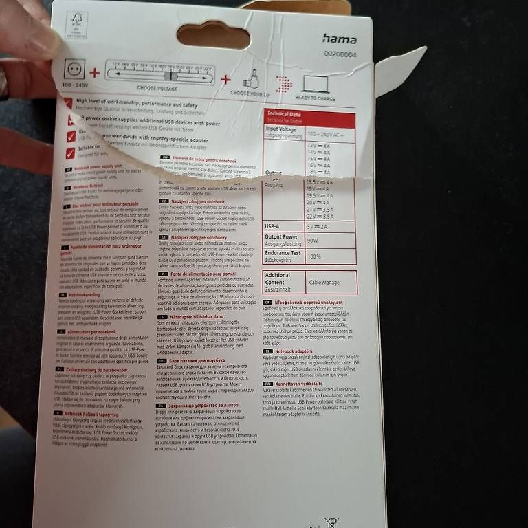 Ladegerät: Universal Ladegerät Notebook  – Gebraucht aus Domat/Ems von TORA89