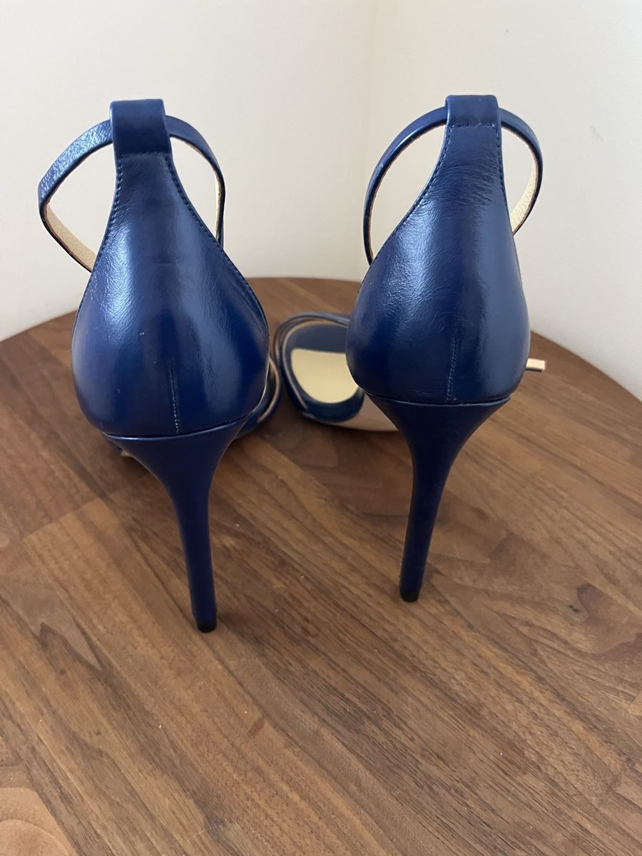 Zara Scarpe da donna: Zara Basic Sandaletten, Gr. 40, Dunkelblau – Nuovo (secondo la descrizione) da Zürich venduto da LemonadeZH 2