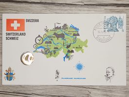 CL22 Enveloppe + Timbre Suisse 1984