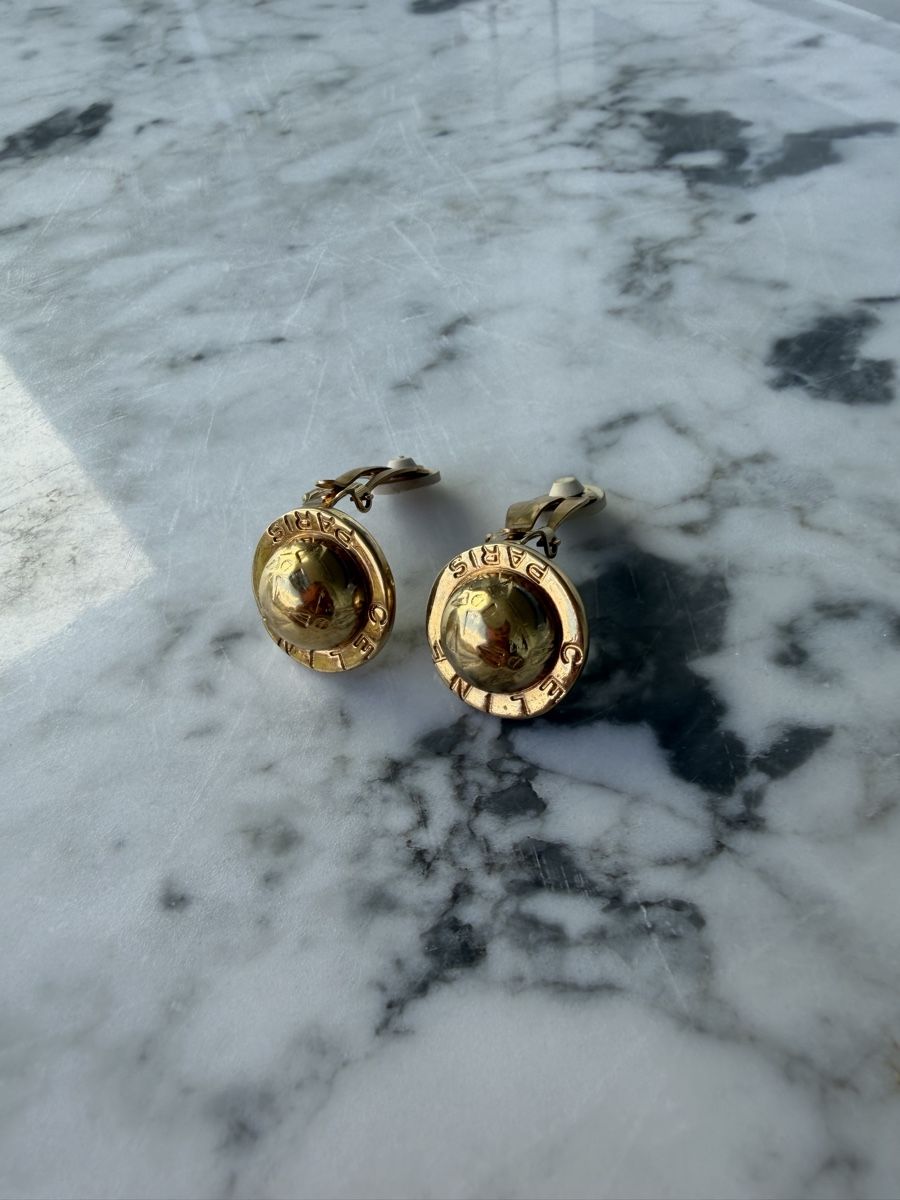 Celine Ohrringe & -stecker: Boucles d'oreilles clips vintage de CELINE – Gebraucht aus Cressier FR von Kvito4ka 4