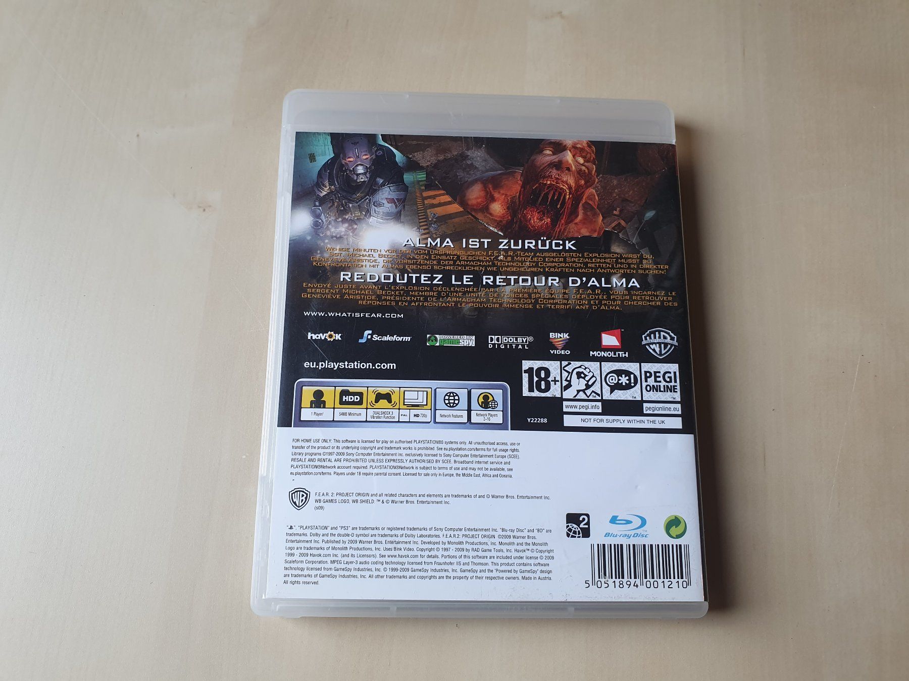 Sony Spiele: Fear 2 – Gebraucht aus Stansstad von collectorsshop 1