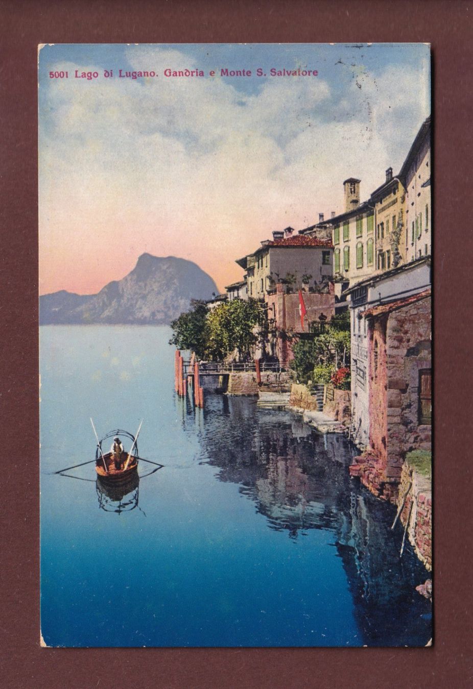 Cartoline postali: GANDRIA - 1916 – Usato da Pully venduto da nicecards