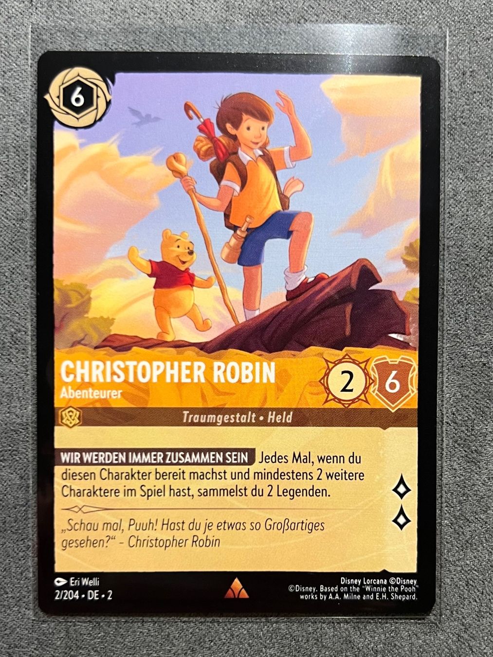 Disney Carte collezionabili: Christopher Robin DE 2 Disney Lorcana 2 – Nuovo (secondo la descrizione) da Rafz venduto da SaintCruz