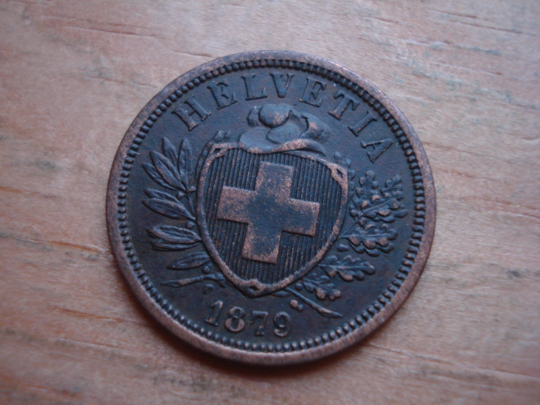 Tutti le monete: (W5) 2 Rappen 1879 – Usato da Erlach venduto da Net-Coins