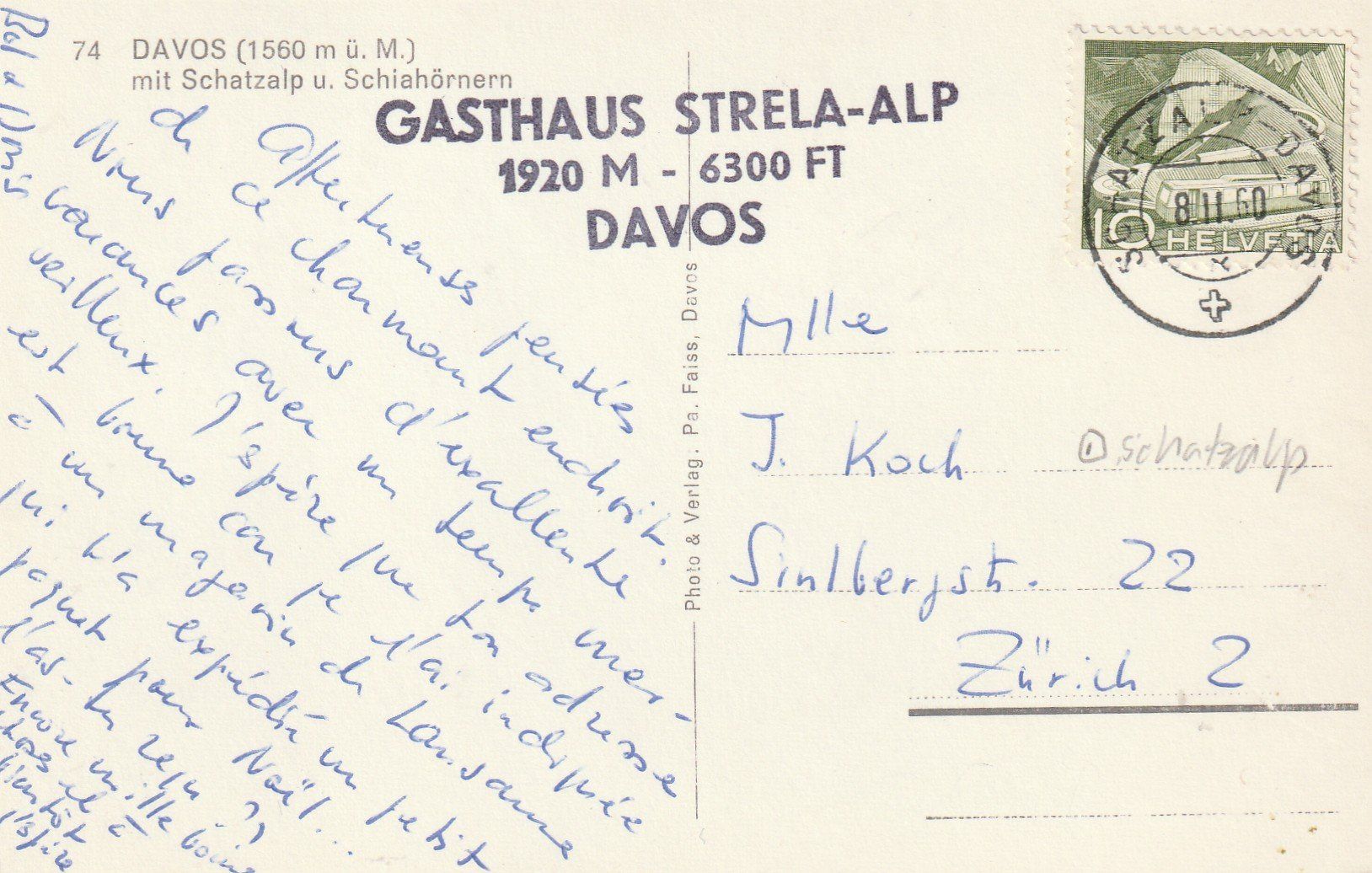 Cartoline postali: Davos im Winter – Usato da Rorschacherberg venduto da fratovi2 1