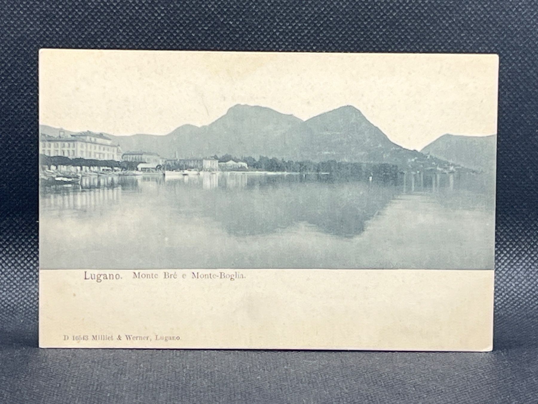 Ansichtskarten: Lugano. Monte Bré e Monte-Boglia. – Gebraucht aus Widnau von Brusi9
