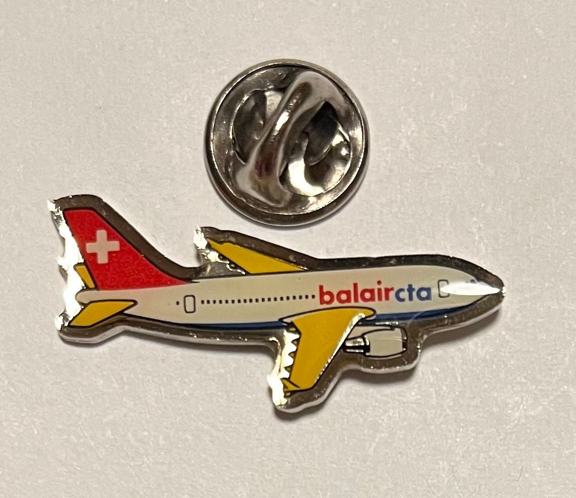 Plaketten & Abzeichen: Balair cta Flugzeug Pin – Gebraucht aus Altdorf UR von Mini037 1