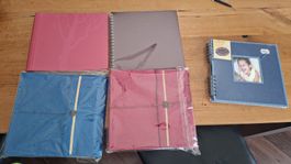 Divers albums photos et feuilles pour albums photos