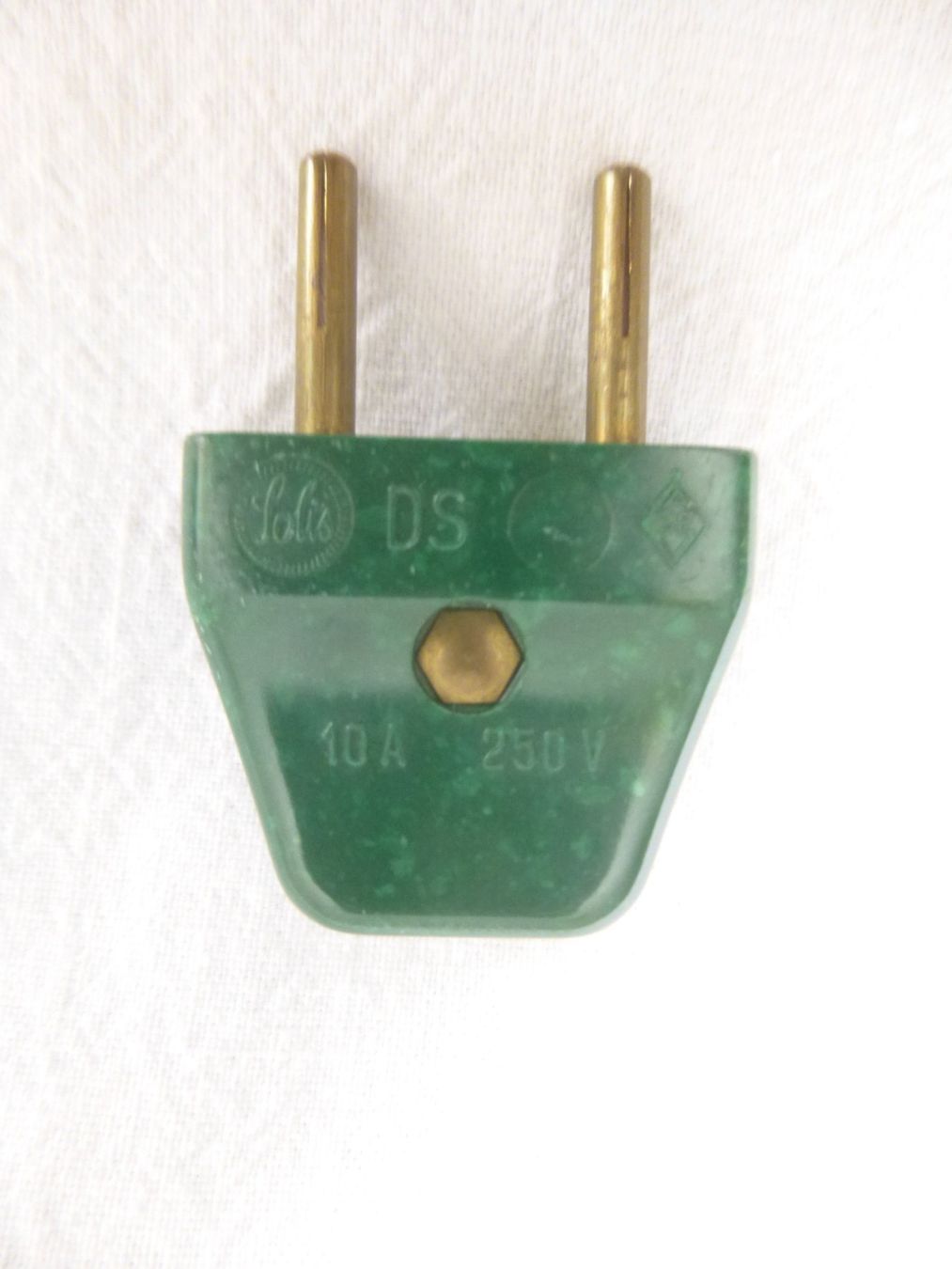 Spine: Zwei alte, farbige Netzstecker, vintage – Usato da Hefenhofen venduto da Hakug 4