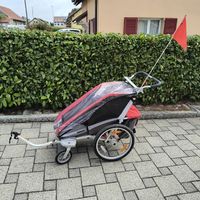 chariot vélo enfant monoplace Thulé en excellent etat