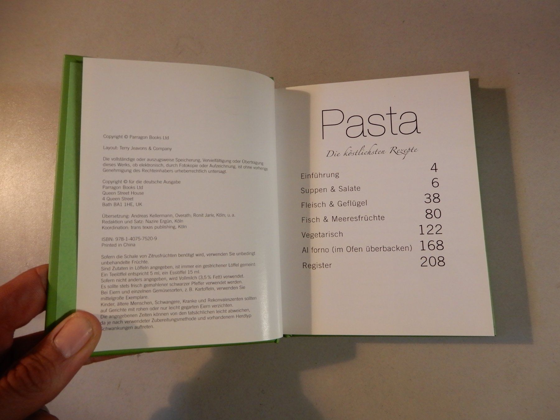 Libri: Pasta - Die köstlichsten Rezepte - Kochbuch – Usato da Erstfeld venduto da Mario_boe0 1