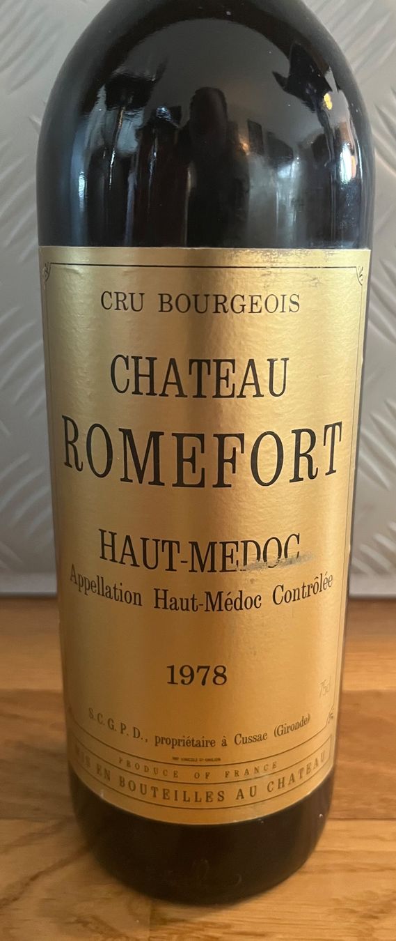 Vino: CHATEAU ROMEFORT HUT-MEDOC 1978 – Nuovo (secondo la descrizione) da Emmenbrücke venduto da Herzog07 2