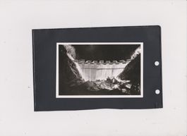Carte postale chantiers barrage Mauvoisin Valais