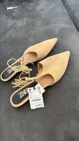 ZARA ballet flats beige size 40 new with tags