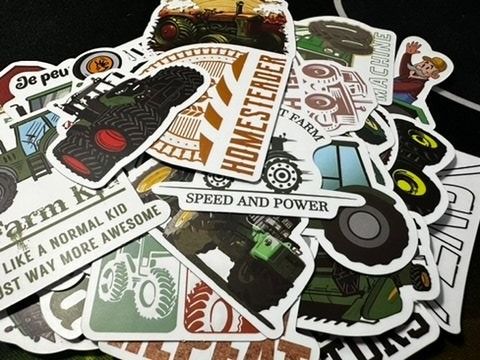 Traktor Stickers I 50 Stk. I Wasserdicht (Neu und originalverpackt) in ...