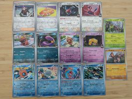 Lot 14 cartes pokemon reverses "Distined Rivals" 🇬🇧