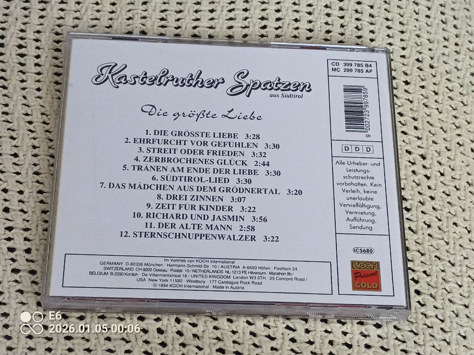 CDs: CD Kastelruther Spatzen – D'occasion à Zürich par Mitzi6 1