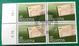 4 er Block Nr. 705 mit ETStempel Bern