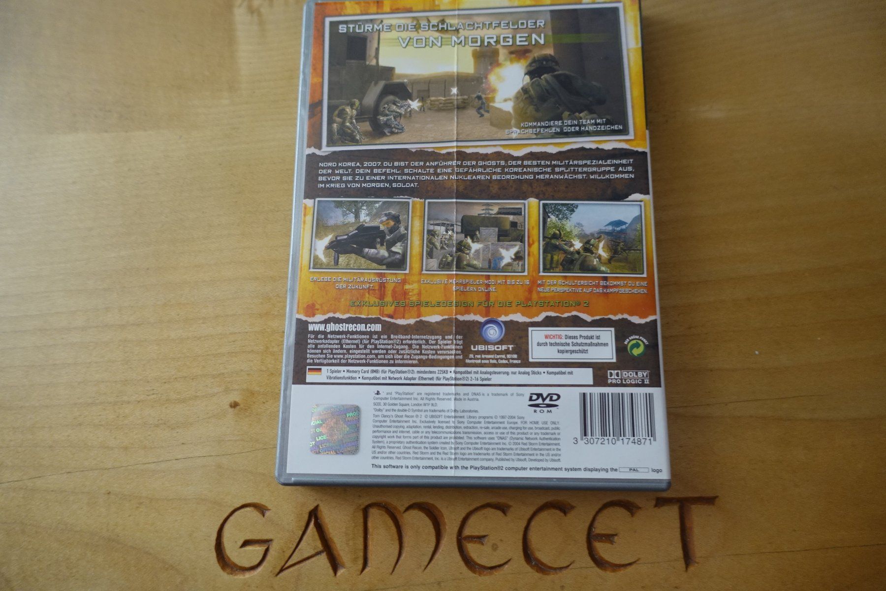 Sony Giochi: Tom Clancy's Ghost Recon 2 – Usato da Steinach venduto da Gamecet 2