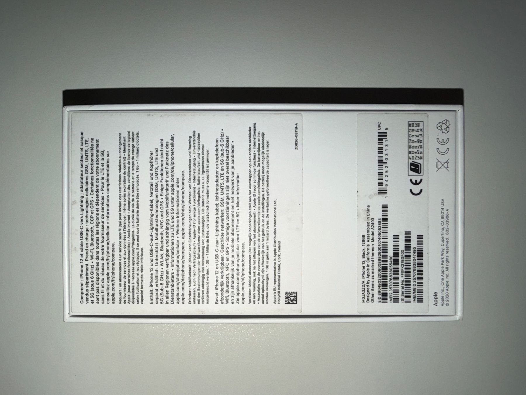 Apple Telefoni cellulari / Smartphones: Apple iPhone 12 schwarz mit Originalverpackung gebraucht – Usato da Azmoos venduto da robins98 2