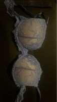 Elegante Spitze BH, blau, Grösse 36b 80b - Neuwertig!