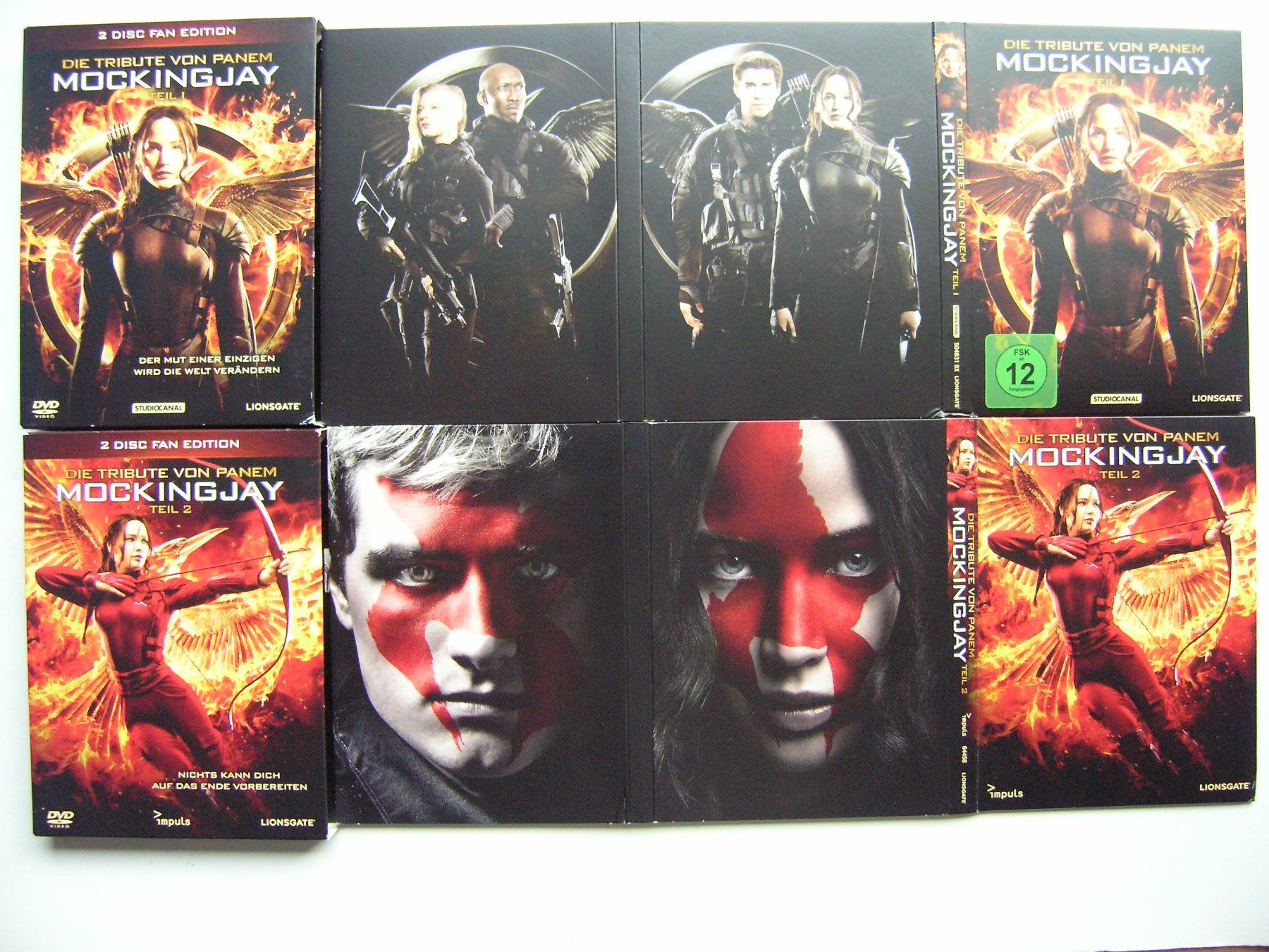 Tutti i DVDs: Die Tribute von Panem - Complete DVD Collection – Usato da Zuzwil SG venduto da vette13 4