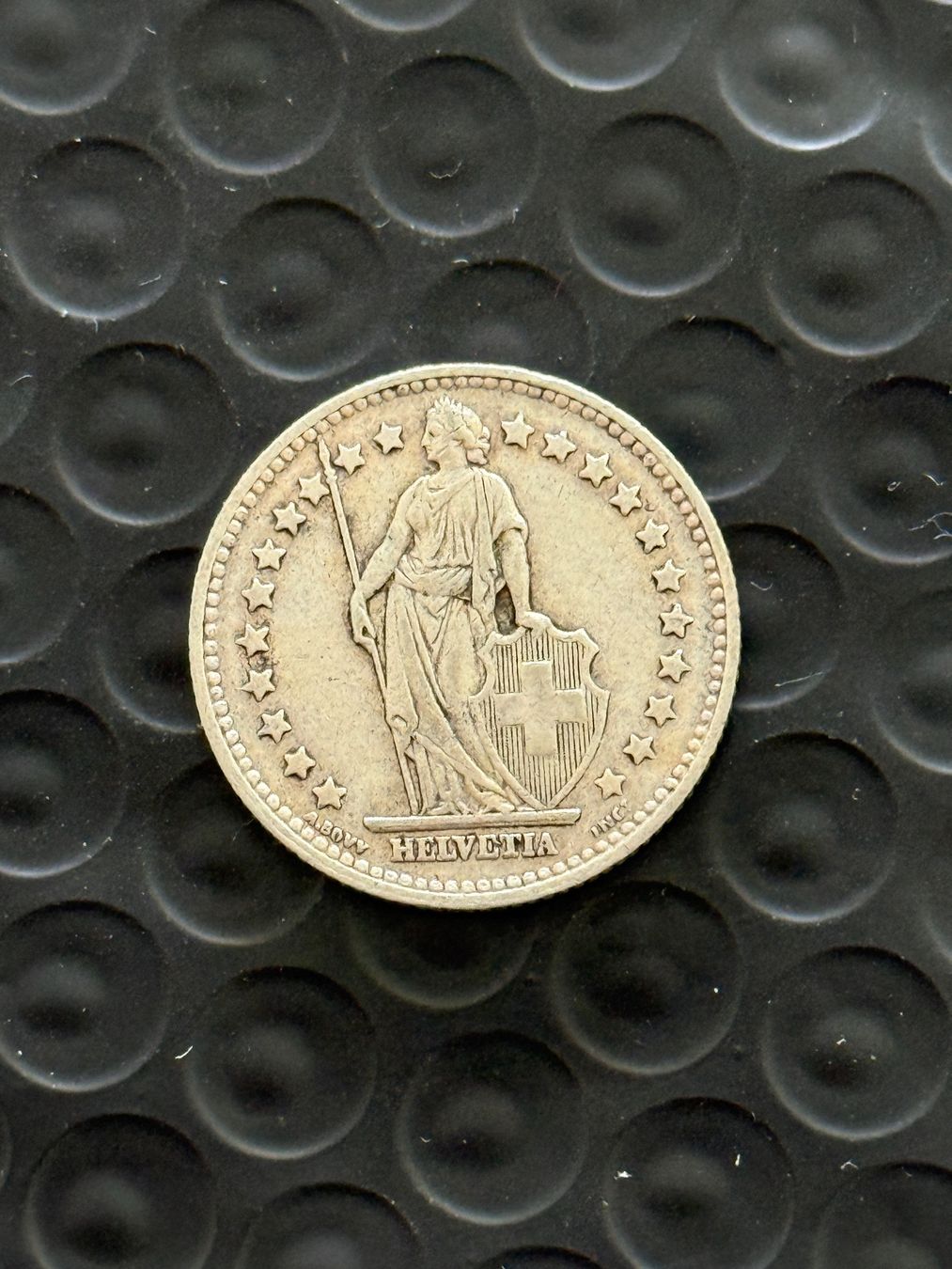 Tutti le monete: 1 Franken 1955  sehr Rar – Usato da Wallisellen venduto da SWISS_SILVER1 1