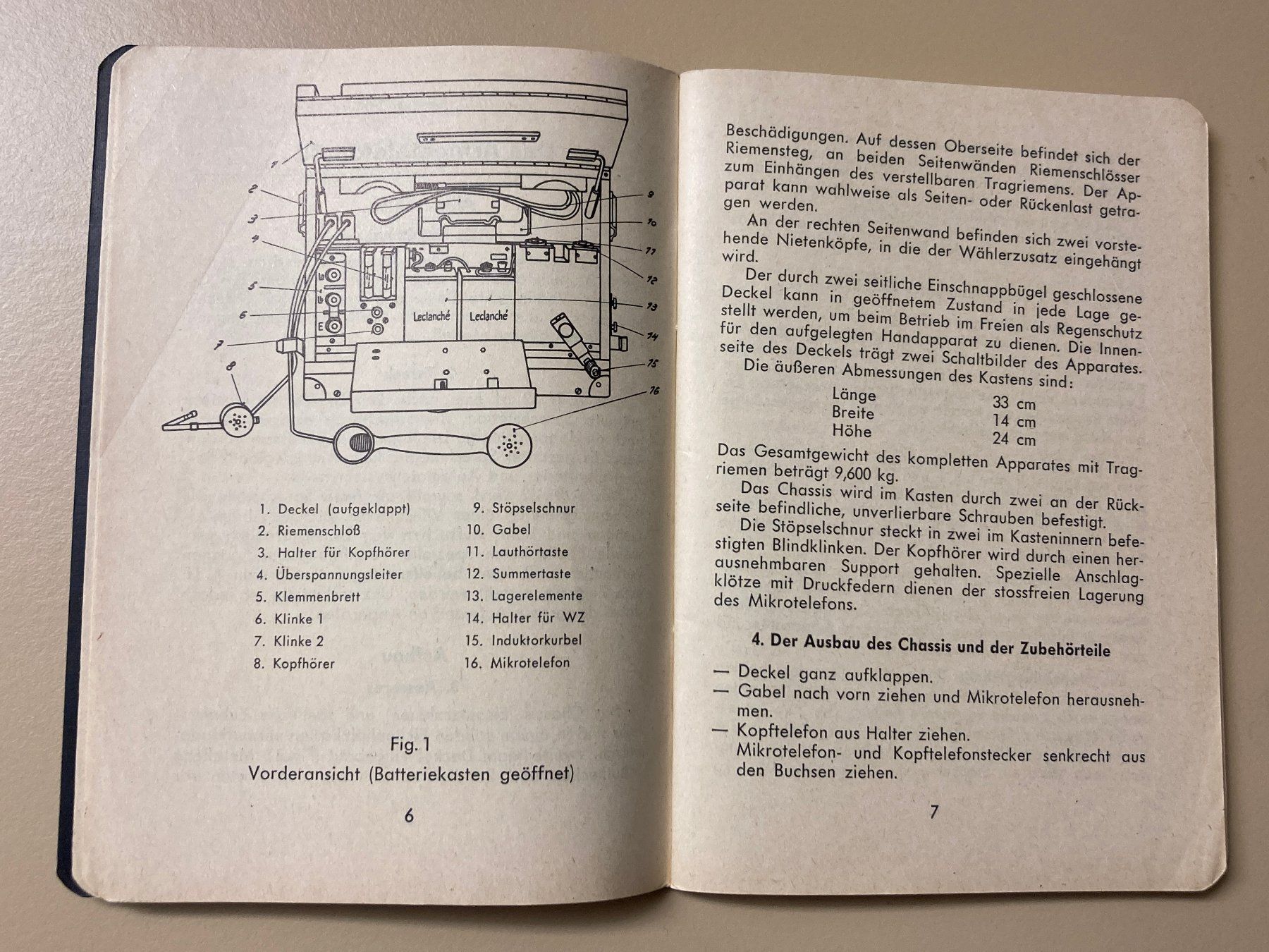 Schweizer Armee Armi bianche: Reglement: Das Armeetelefon 32 und 47 - Schweizer Armee – Usato da Brütten venduto da Hst1 3