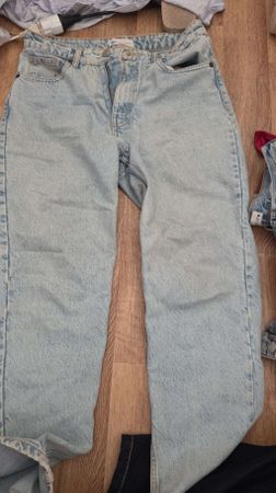 Jean denim bleu clair taille 38 utilisé Zara