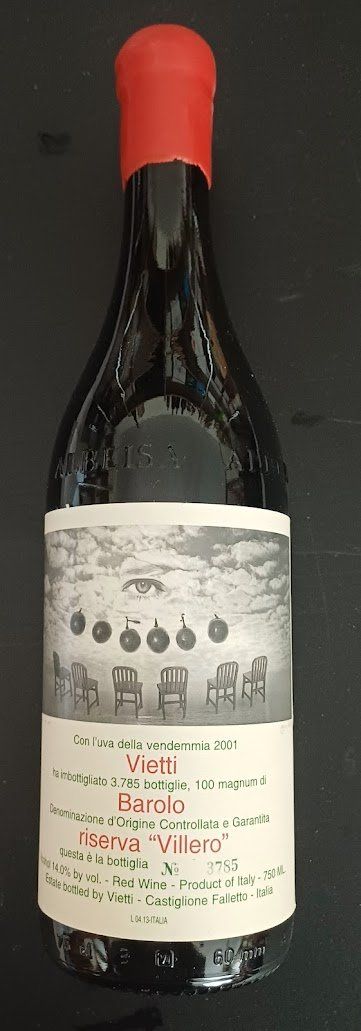 Vino: BAROLO VIETTE   RISERVA VILLERO – Usato da VISP venduto da LARGO1991