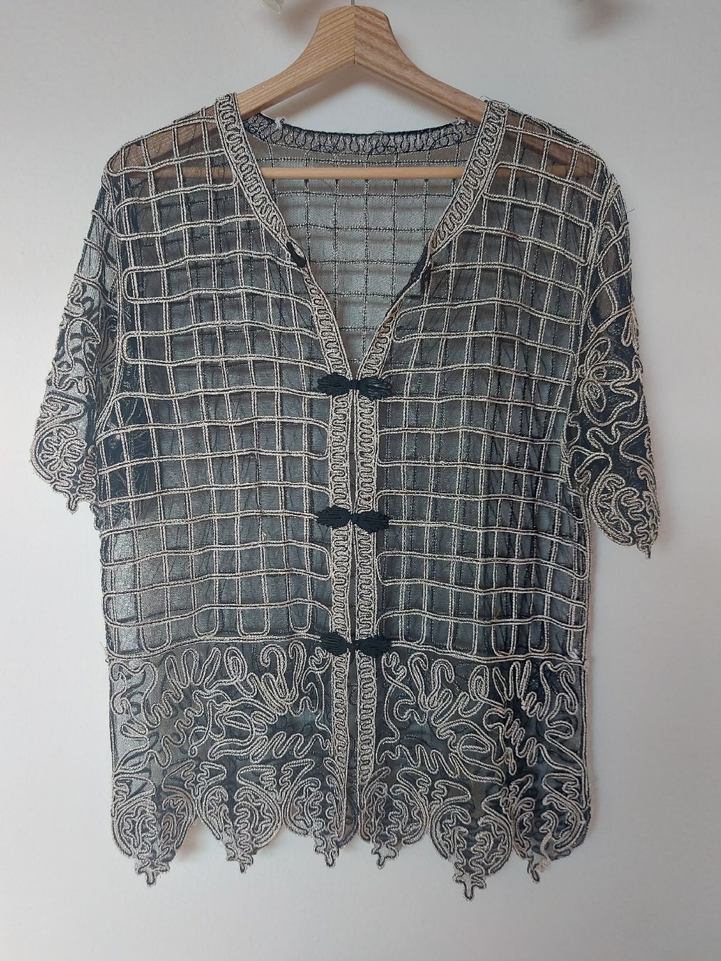 Top: Top vintage transparent - Taille L – Usato da Lausanne venduto da Super-cerise