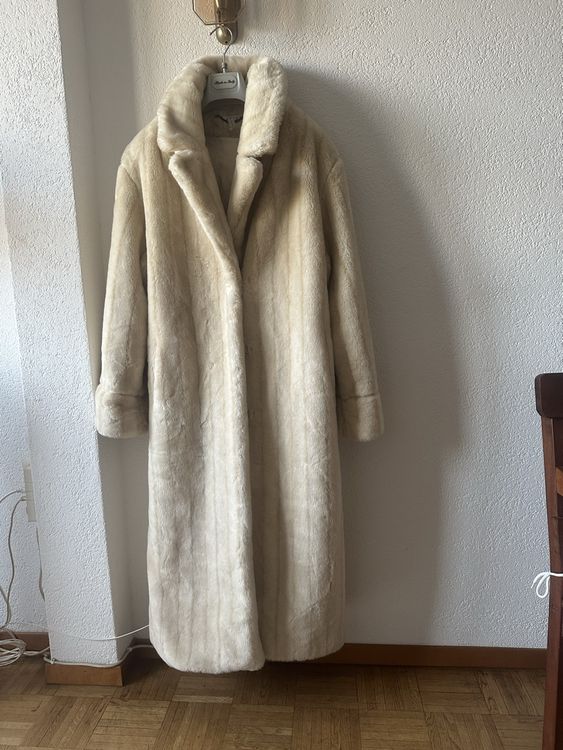 Ideen mit Herz Nastro in pelliccia sintetica, larghezza 12 cm