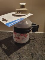 Wasserflasche / Trinkflasche (350ml) mit Halterung