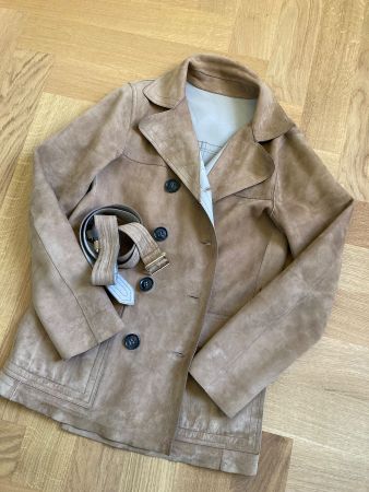 LORO PIANA TRENCHCOAT DOUBLEFACE, GR.S (IT40), BUTTERWEICH!