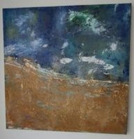 Gemälde " Meer und Strand" handmade 50×50