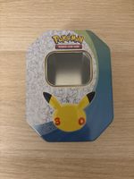 Boîte métal Pokémon 30 ans Pikachu état neuf vide