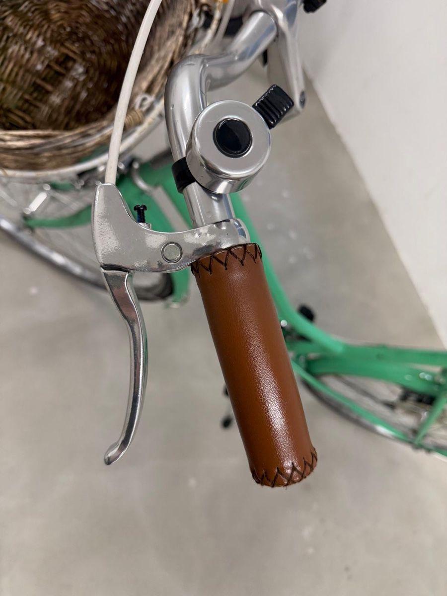 Biciclette: Mintgrünes Stadtrad mit Korb – Usato da Wettingen venduto da rschibli01 6