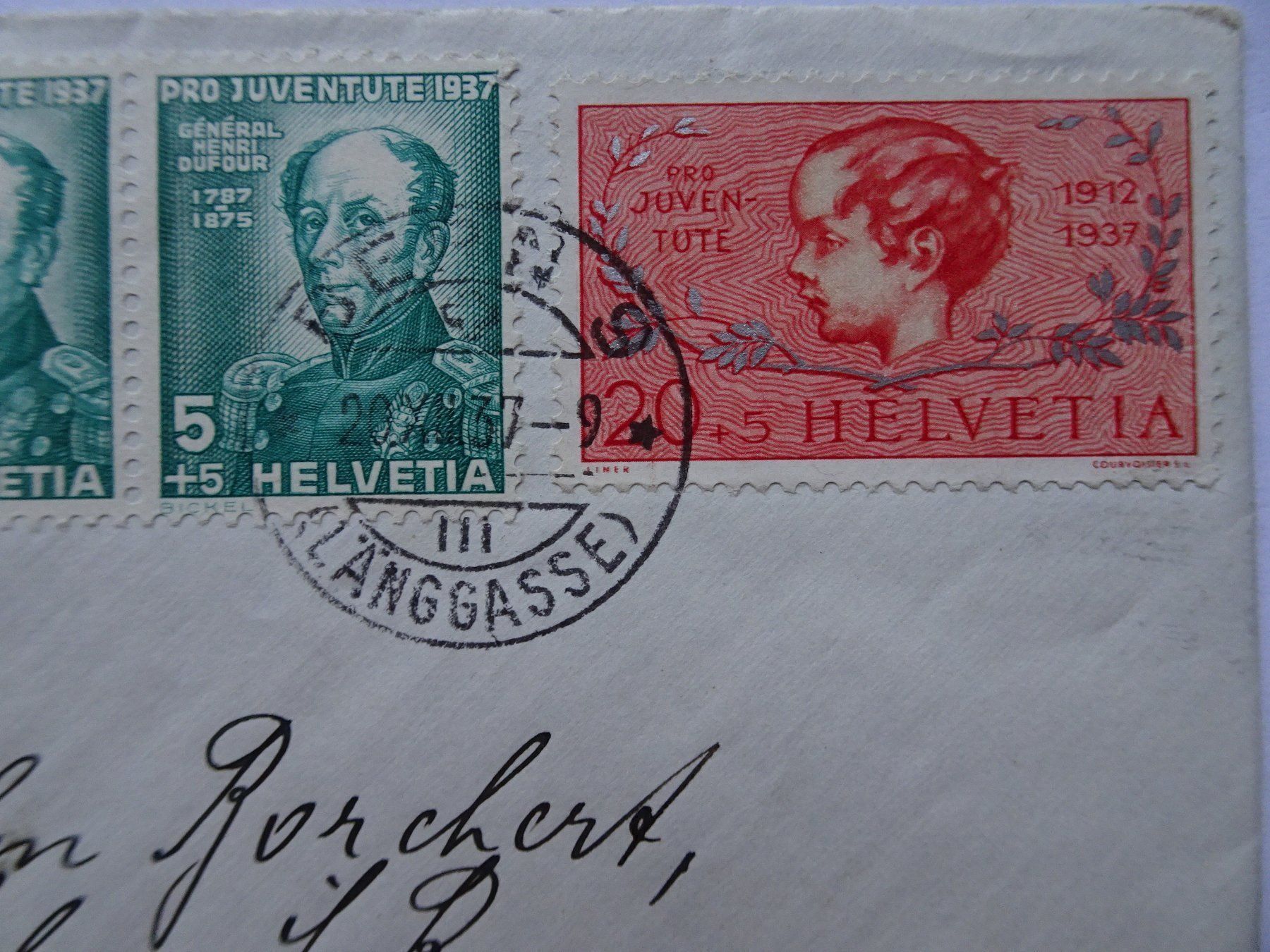 Alle Briefmarken: 1937 – Gebraucht aus Aadorf von Chnorli-Furz 2
