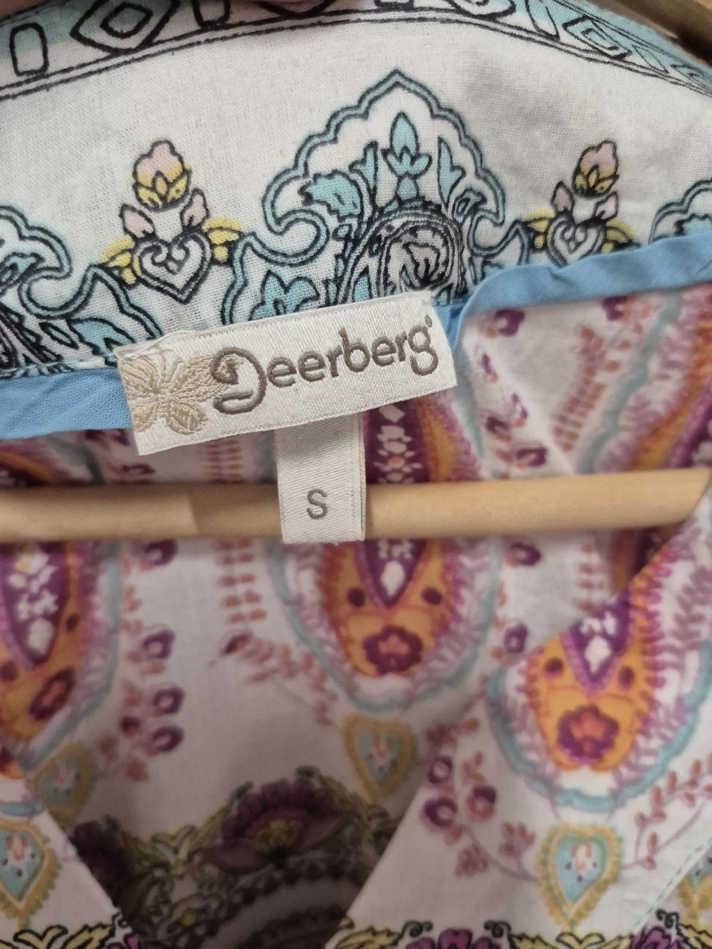 Deerberg Tuniche: Deerberg Tunika Gr.S, Bio Baumwolle, bunt, Muster – Usato da Merligen venduto da muss_haben 3