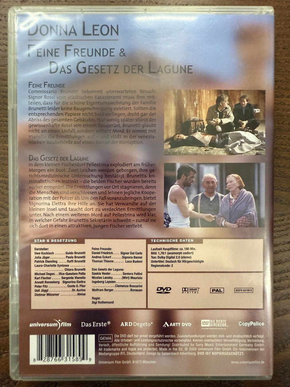 Tutti i DVDs: Donna Leon - Feine Freunde & Das Gesetz der Lagune – Usato da Zürich venduto da FilmFreunde 1