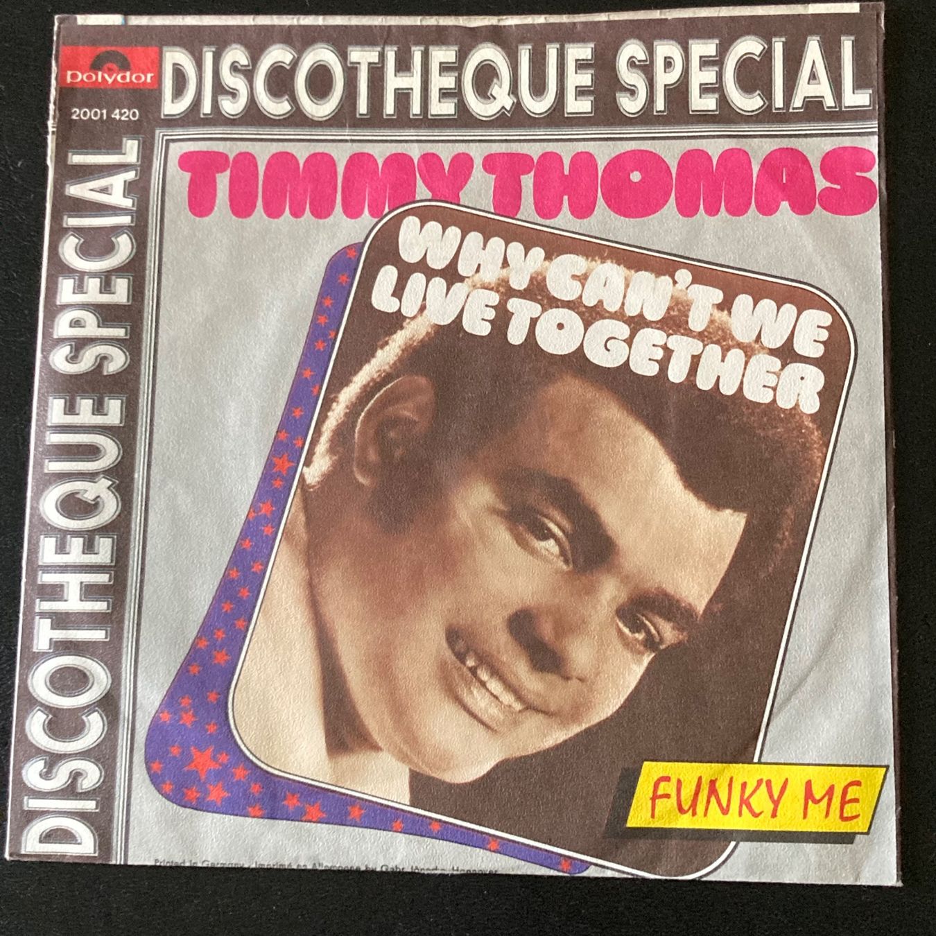 Schallplatten: Timmy Thomas - Why Can't We Live Together, 7" – Gebraucht aus Bern von Ntsamina