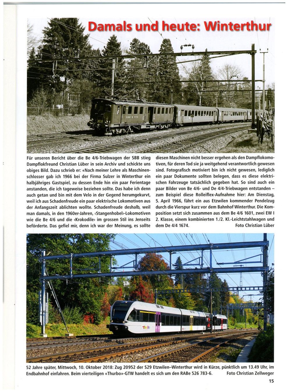 Zeitschriften & Magazine: Semaphor Klassiker der Eisenbahn 60 Winter 2018 – Gebraucht aus Köniz von vasco013 6