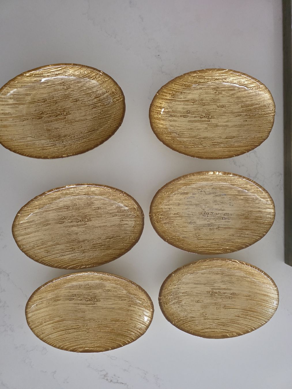 Ciotole: Dekorative Schalen im Set - Gold- Optik – Usato da Gebenstorf venduto da Dorontina-Valdet 2