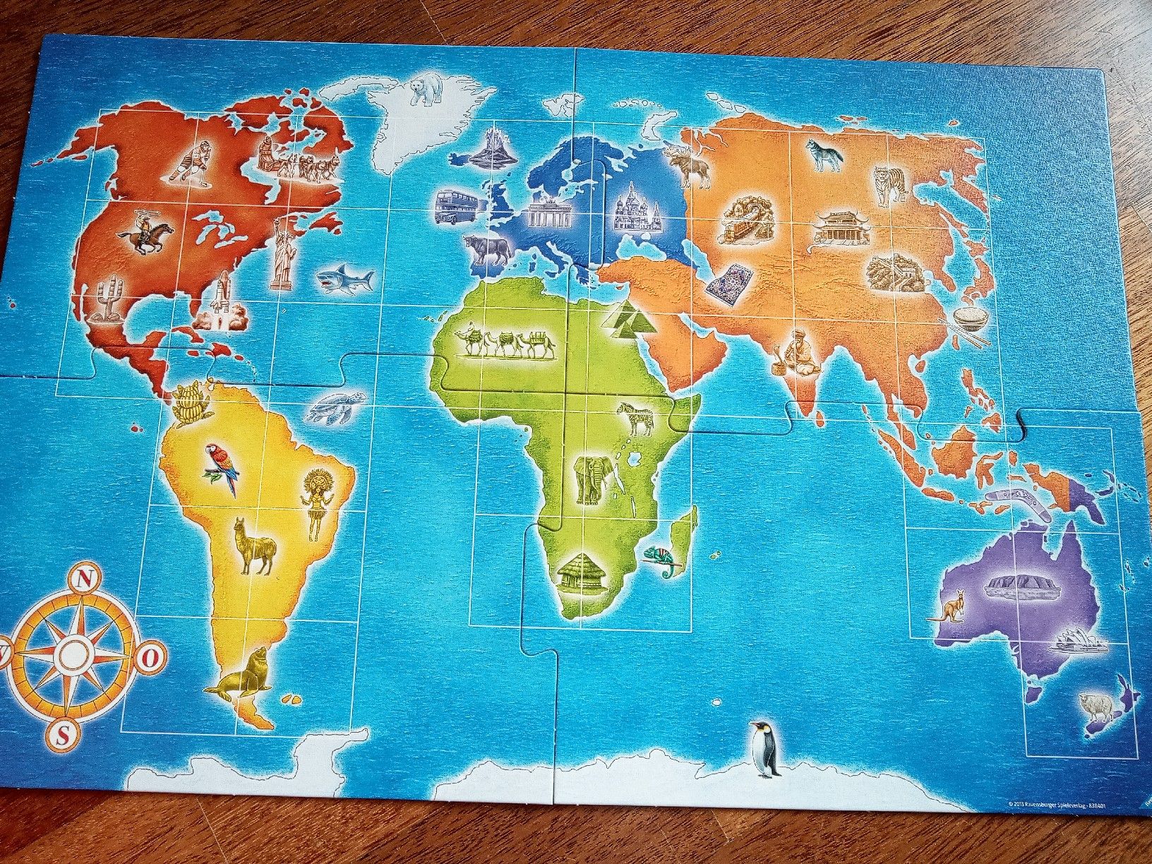 Ravensburger Giochi: Ravensburger "Entdecke die Welt" Lernspiel – Usato da Büren SO venduto da swelch 3