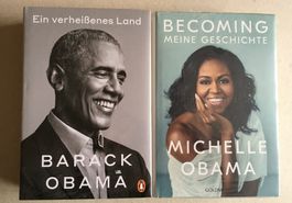 🟡Michelle&Barack Obama 2 Bücher Original verpackt NP CHF62