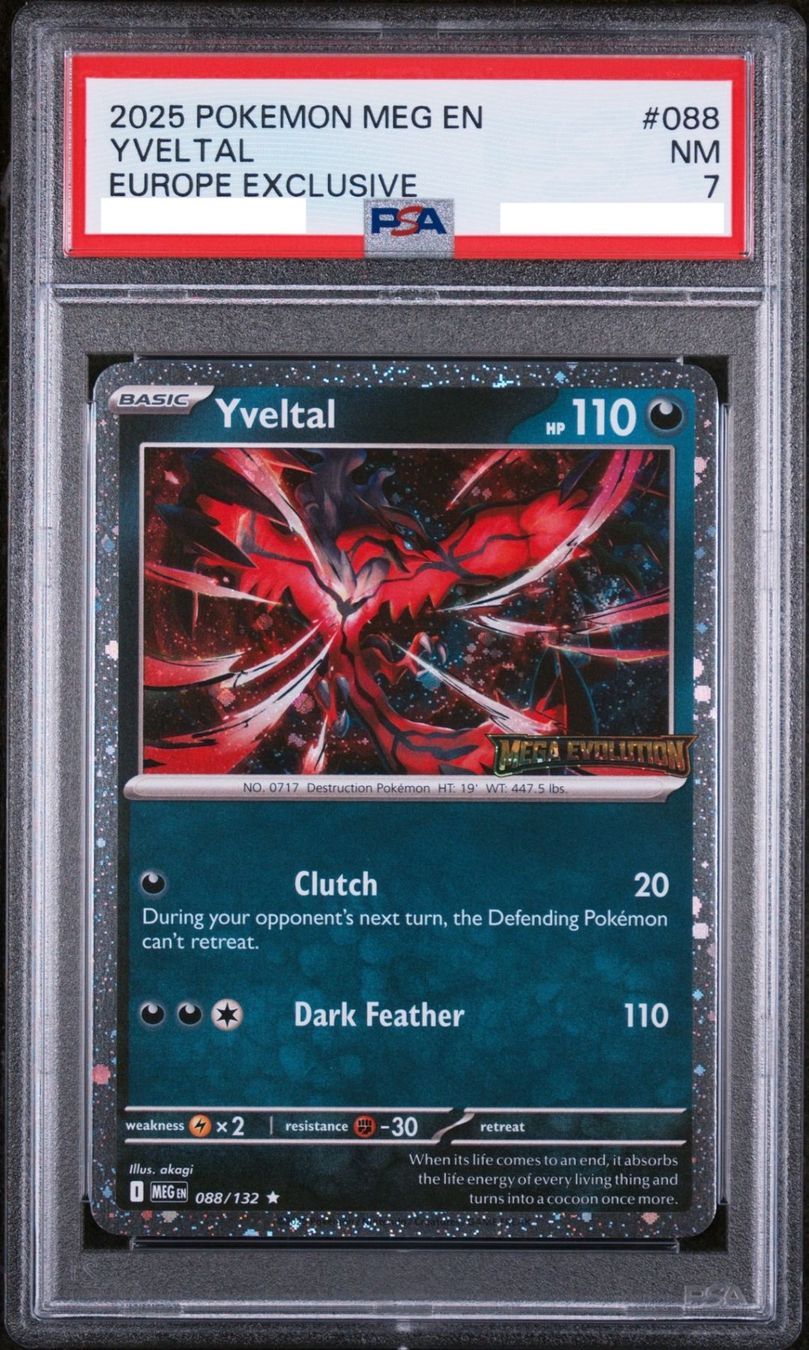 Pokémon Cartes à collectionner: Pokemon Yveltal Mega Evolution Karte PSA 7 NM 088 – Neuf (Voir description) à Safnern par Rocksta