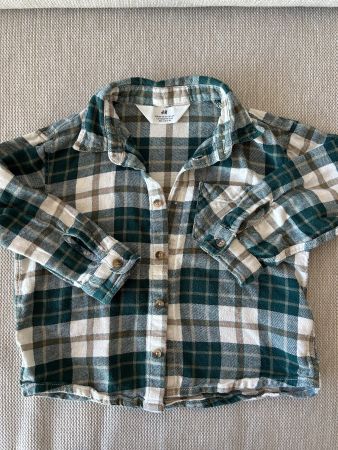 H&M shirt cotton flannelle size 104 cm