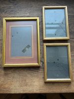 3 Goldene Bilderrahmen, Vintage